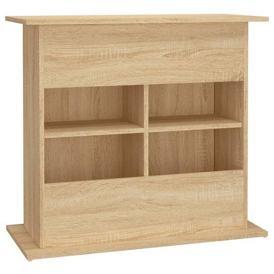 Meuble pour Aquarium Bois d'Ingénierie avec Portes de Rangement 81x36x73 cm Chêne - ComfortXL Outdoor Living - Image 8