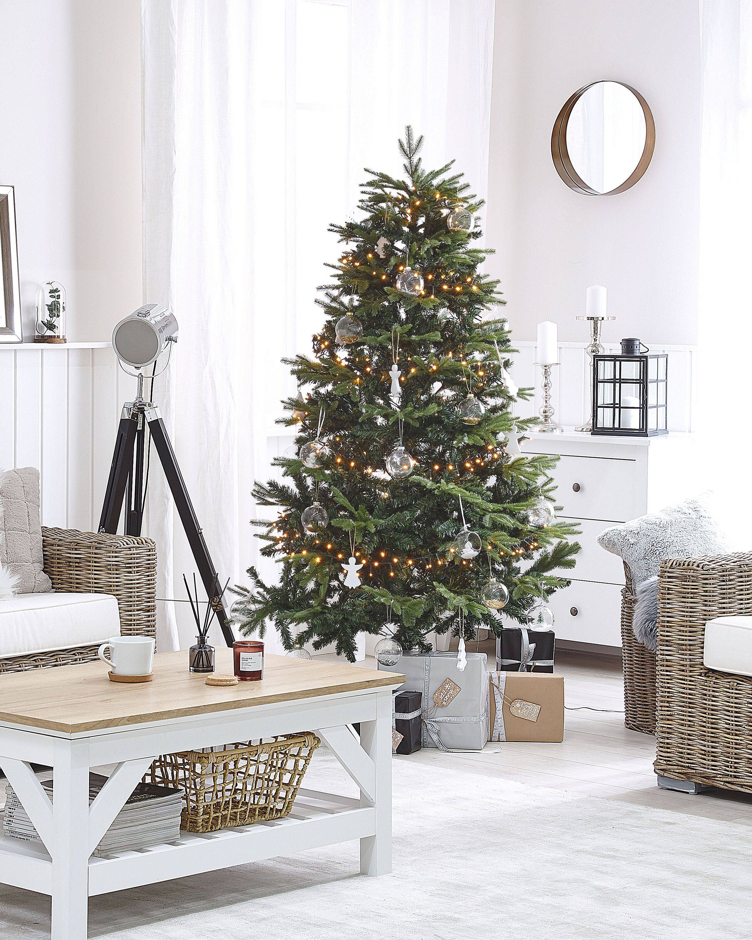 Beliani - Sapin de Noël Artificiel 180 cm Imitation Idéale avec Branches Facilement Ajustables Aspect Naturel et Réaliste Parfait pour Tout Intérieur Beliani - Imagen 2