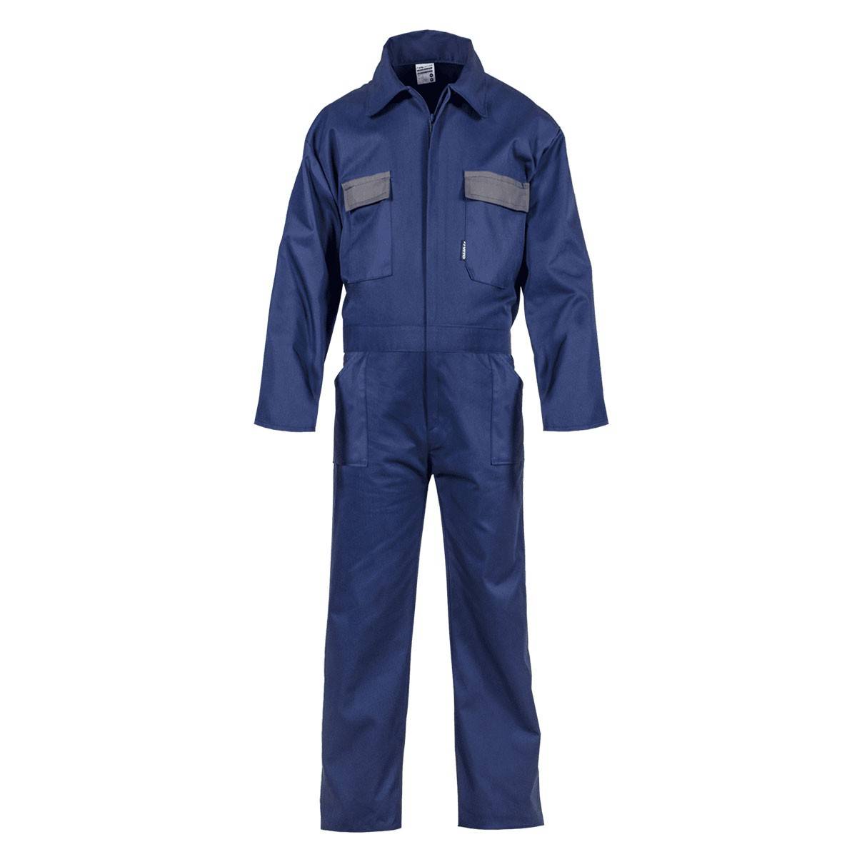 Combinaison de Travail 5 poches Taille XXL Bleu Marine Polyester/Coton VITO - Image 1