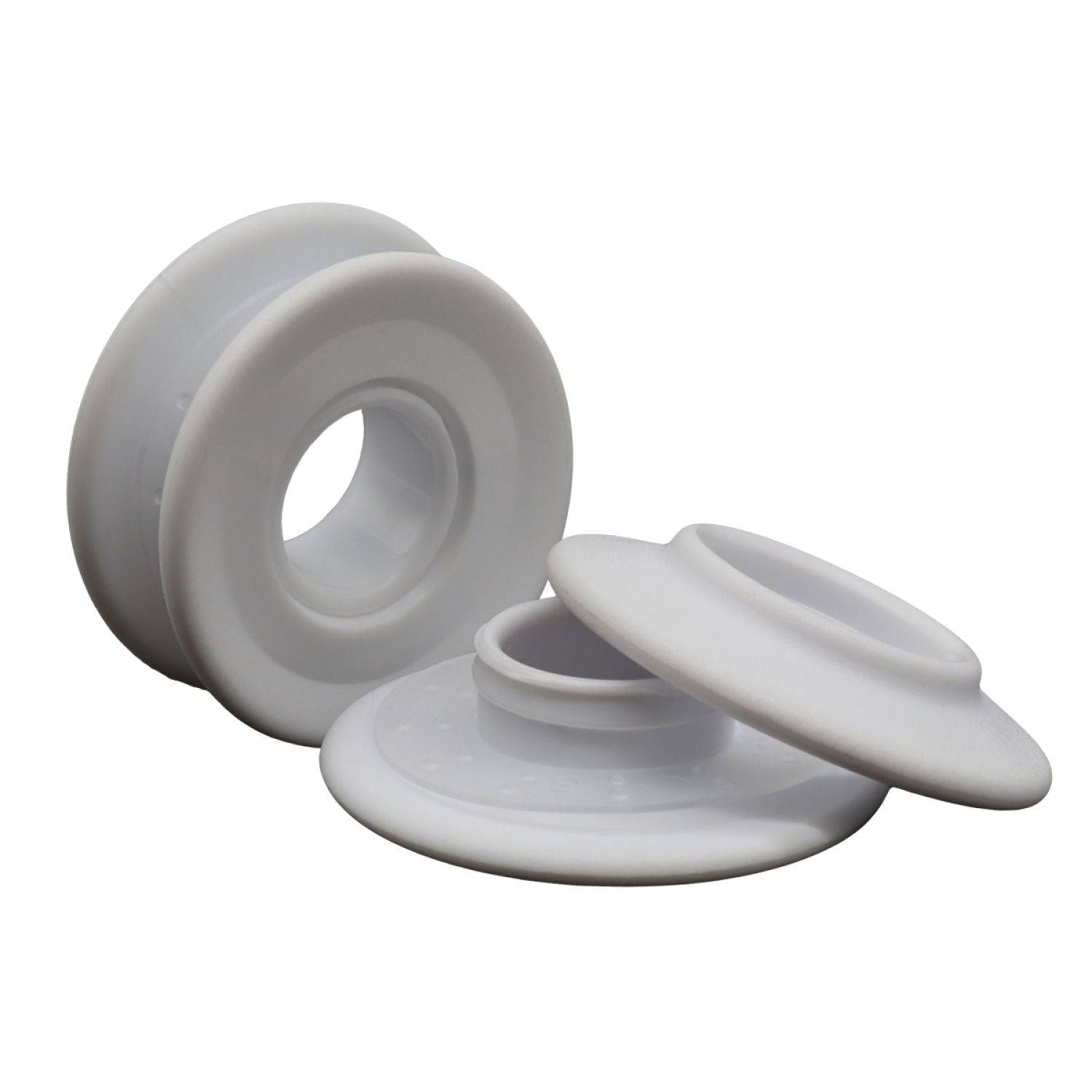 Linxor - Lot de 60 oeillets à clipser pour bâche à bulles ou autres types de bâches  - Blanc - Linxor - Imagen 1