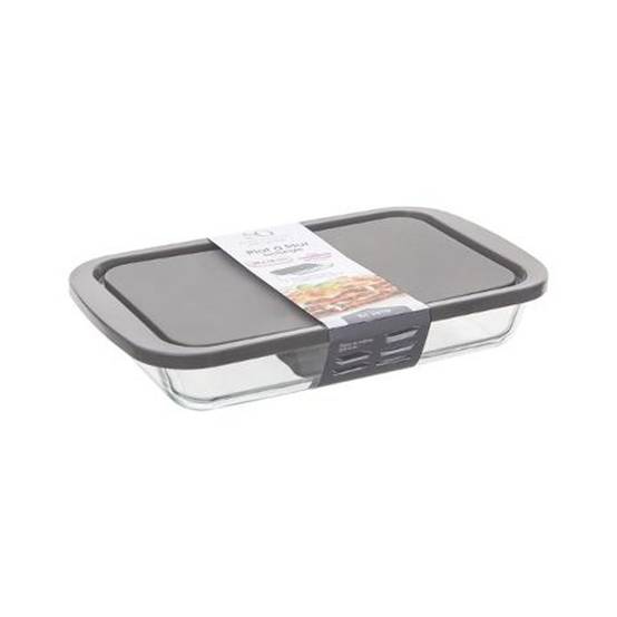 Plat à Four Rectangulaire en Verre "Couvercle" 29cm Transparent - Image 3