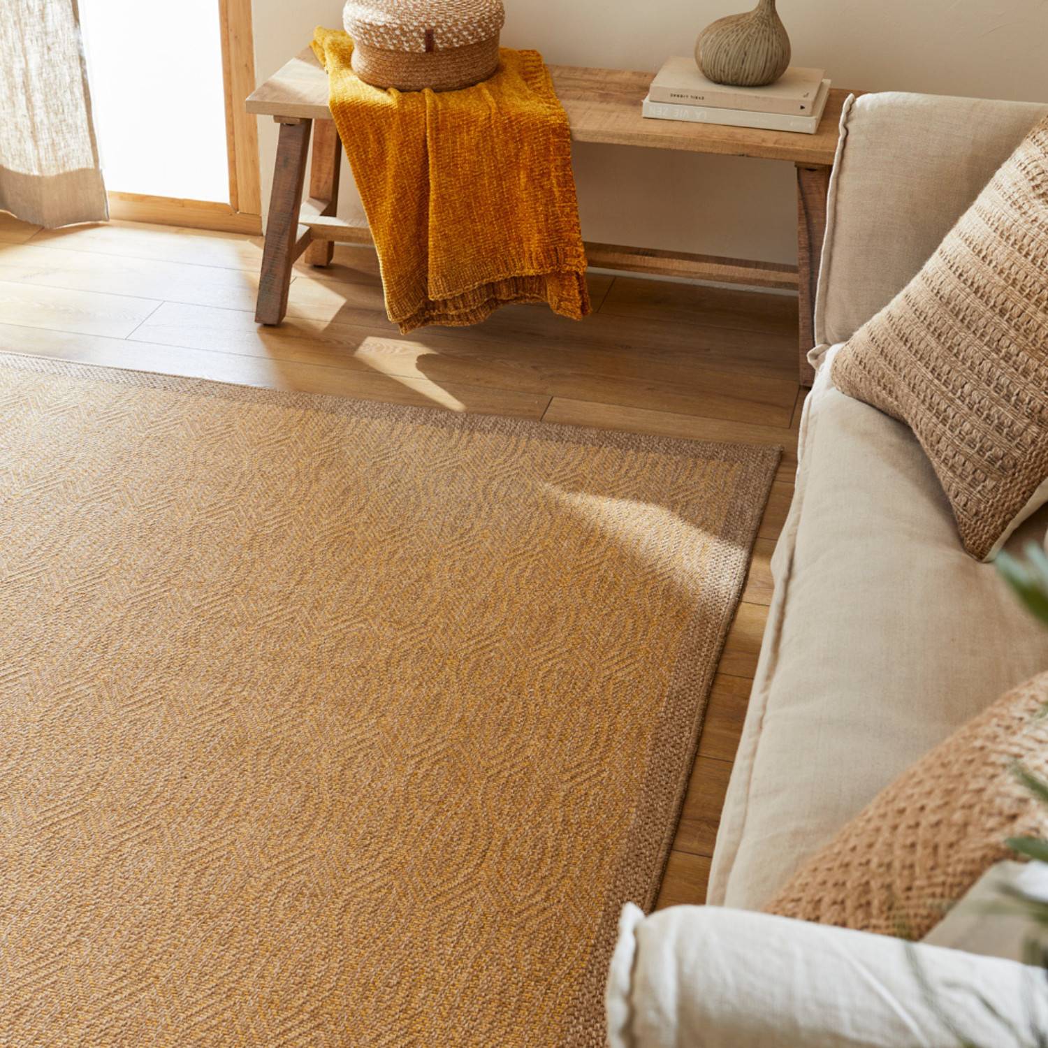 Autre - Tapis intérieur et extérieur naturel 120x170cm - Imagen 2