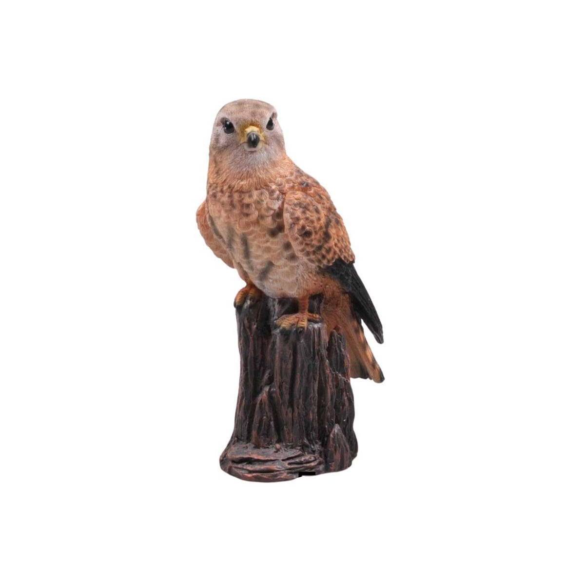 Farmwood Animals - Faucon sur branche en résine Brun Farmwood Animals - Imagen 1
