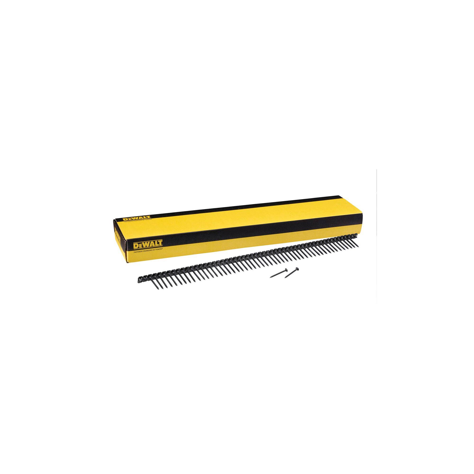 Vis en bande traité anti-corrosion - 25 mm x 3,5 mm - Boite de 1000 - DEWALT - DWF4000250 - Image 1