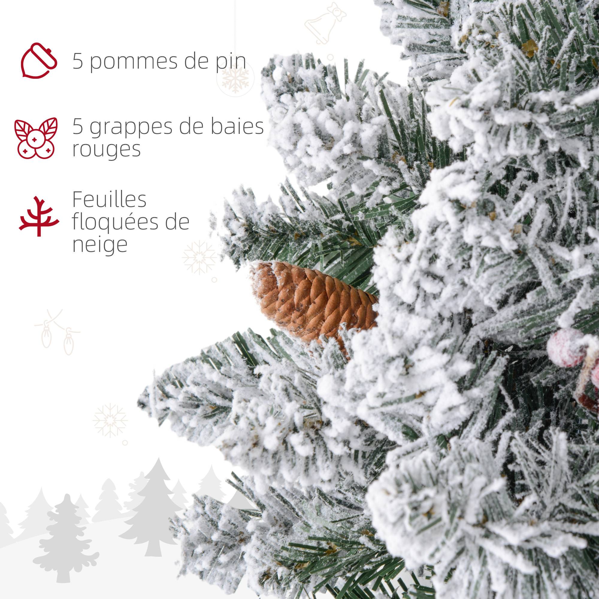 ComfortXL - Couronne de Noël artificielle lumineuse en plastique vert Ø 60 cm pour porte avec 50 LED blanc chaud et minuterie - Image 6