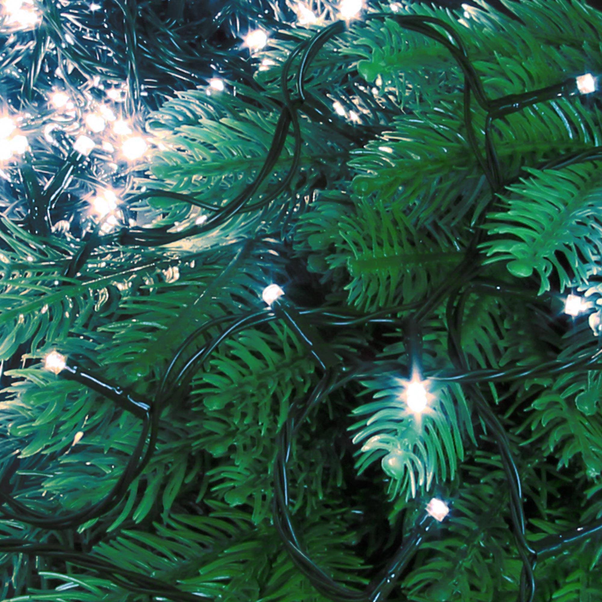Ecd-Germany - Guirlande lumineuse Noël 480 LEDs blanc froid déco eclairage extérieur/intérieur - Imagen 6