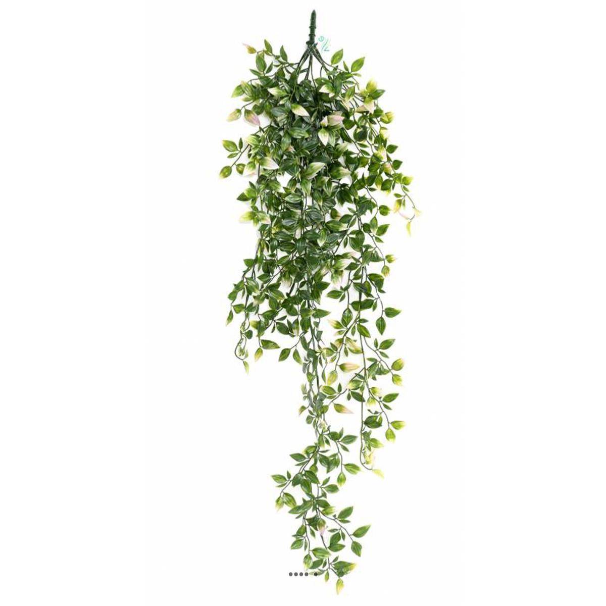 Artificielles - Chute de tradescantia artificiel H 85 cm Vert/Rose - Imagen 1