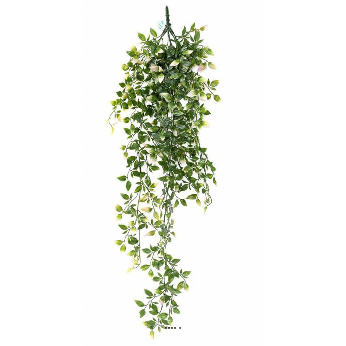 Artificielles - Chute de tradescantia artificiel H 85 cm Vert/Rose - Imagen 2