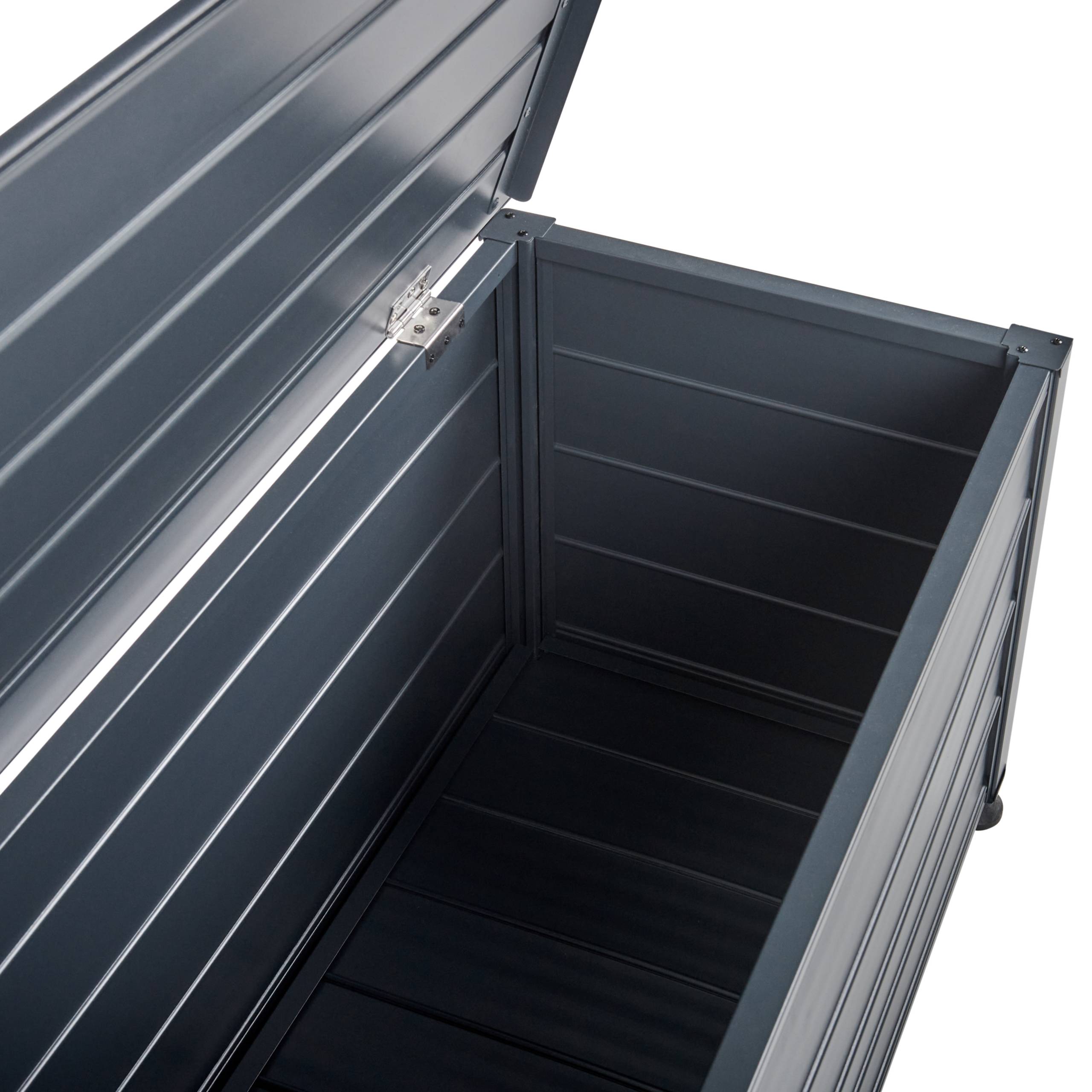 Beliani - Coffre Aluminium Gris foncé CAMPALTO - Beliani - Imagen 7
