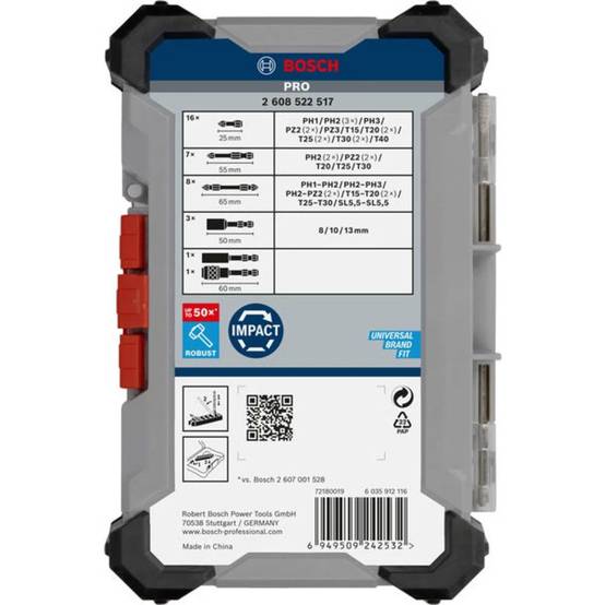 Bosch - Jeu d'embouts de vissage PRO impact, 36 pcs. - BOSCH - 2608522517 - Image 5