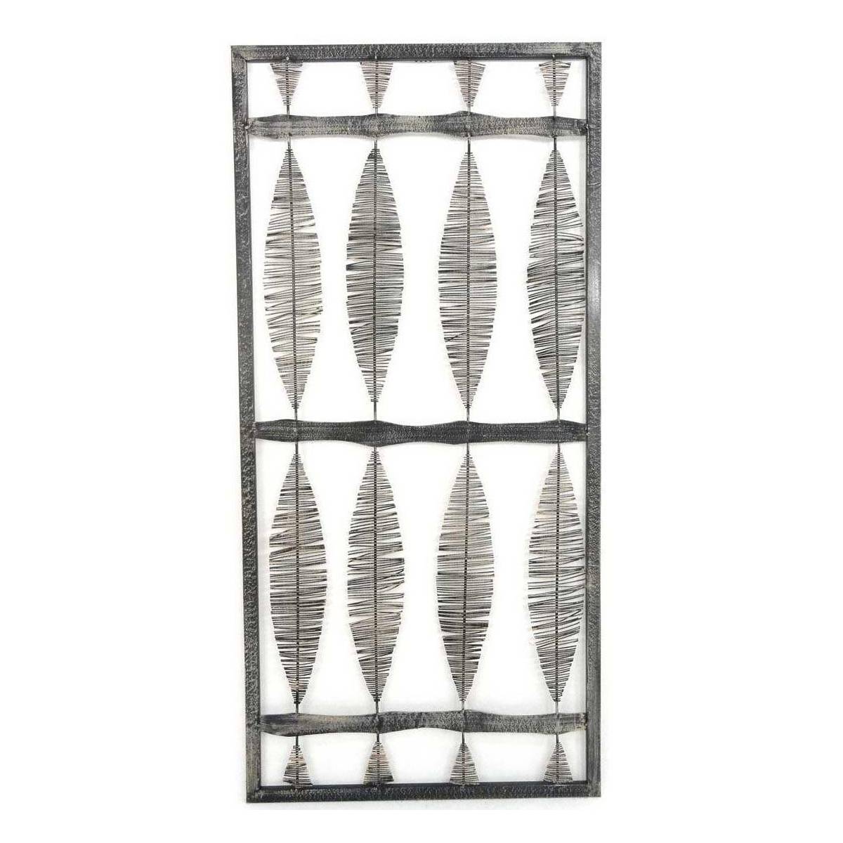 Aubry Gaspard - Décoration murale en métal laqué gris