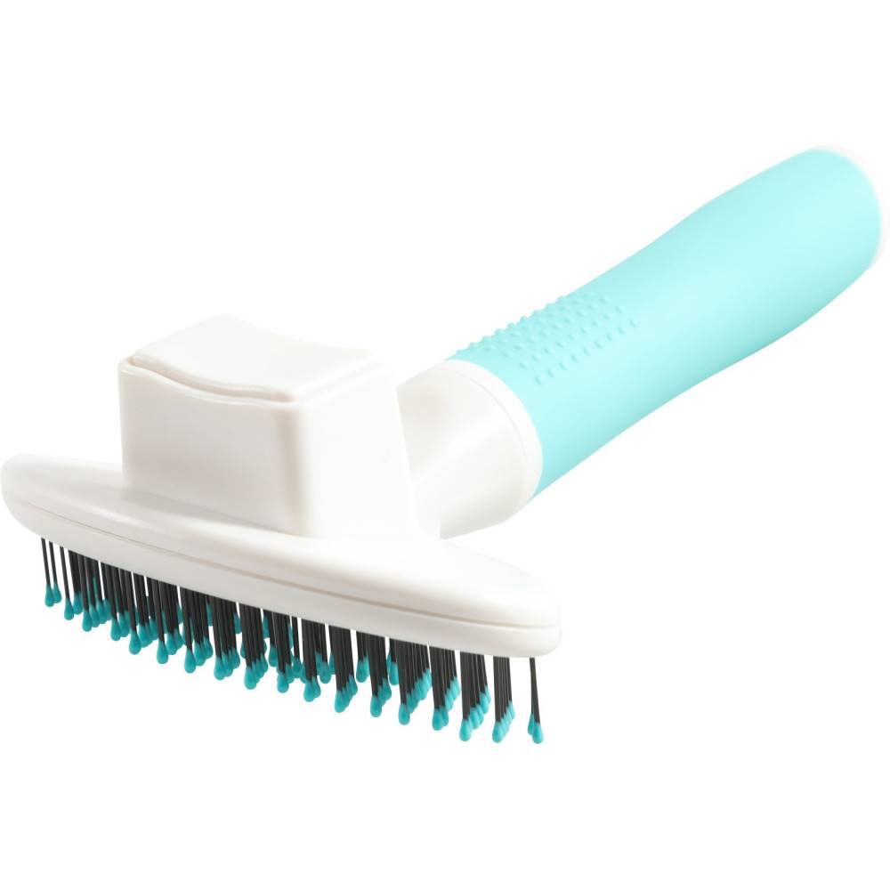 Zolux - Brosse a picot doux retractable taille XS pour chiot. - Imagen 1
