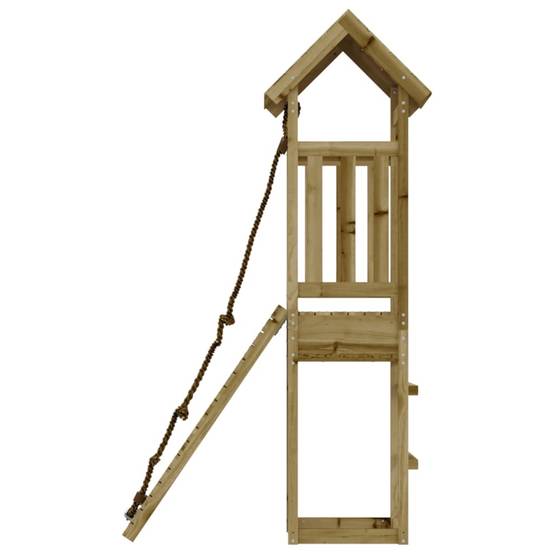Helloshop26 - Maisonnette de jeu avec mur d'escalade 131 x 64 x 207 cm bois de pin imprégné - Imagen 5