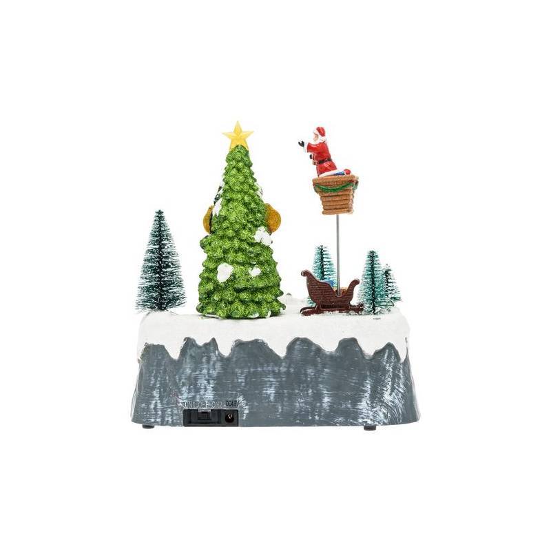 Lotti - Village de noël lumineux Père Noël décore un grand sapin musical LED Lotti - Imagen 3