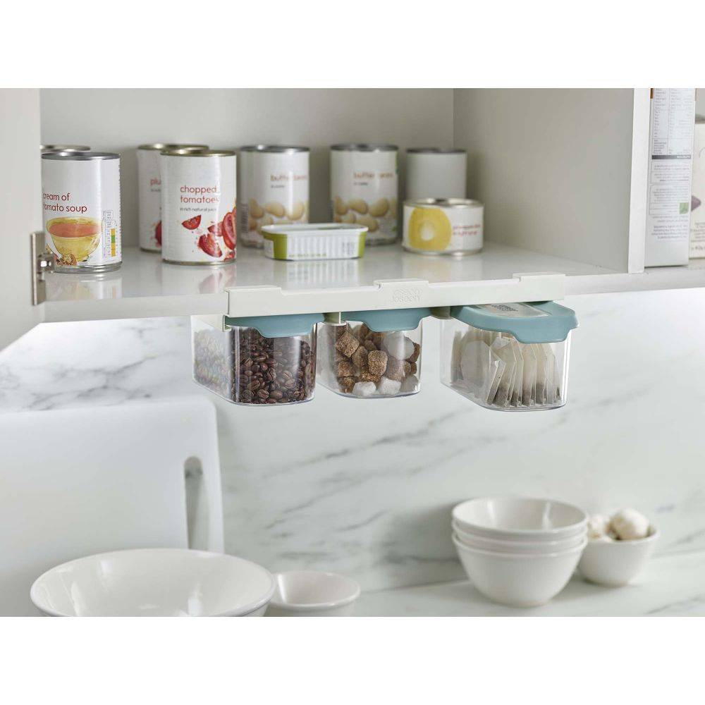 Lot de 3 boîtes de conservation sous étagère CuboardStore Boîtes de 900 ml - Imagen 2