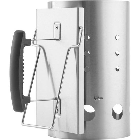 Accessoires de barbecue,Poêle à charbon de bois pour barbecue, cheminée d'allumage avec poignée de sécurité, allume-charbon rapide pour barbecue- - Image 2