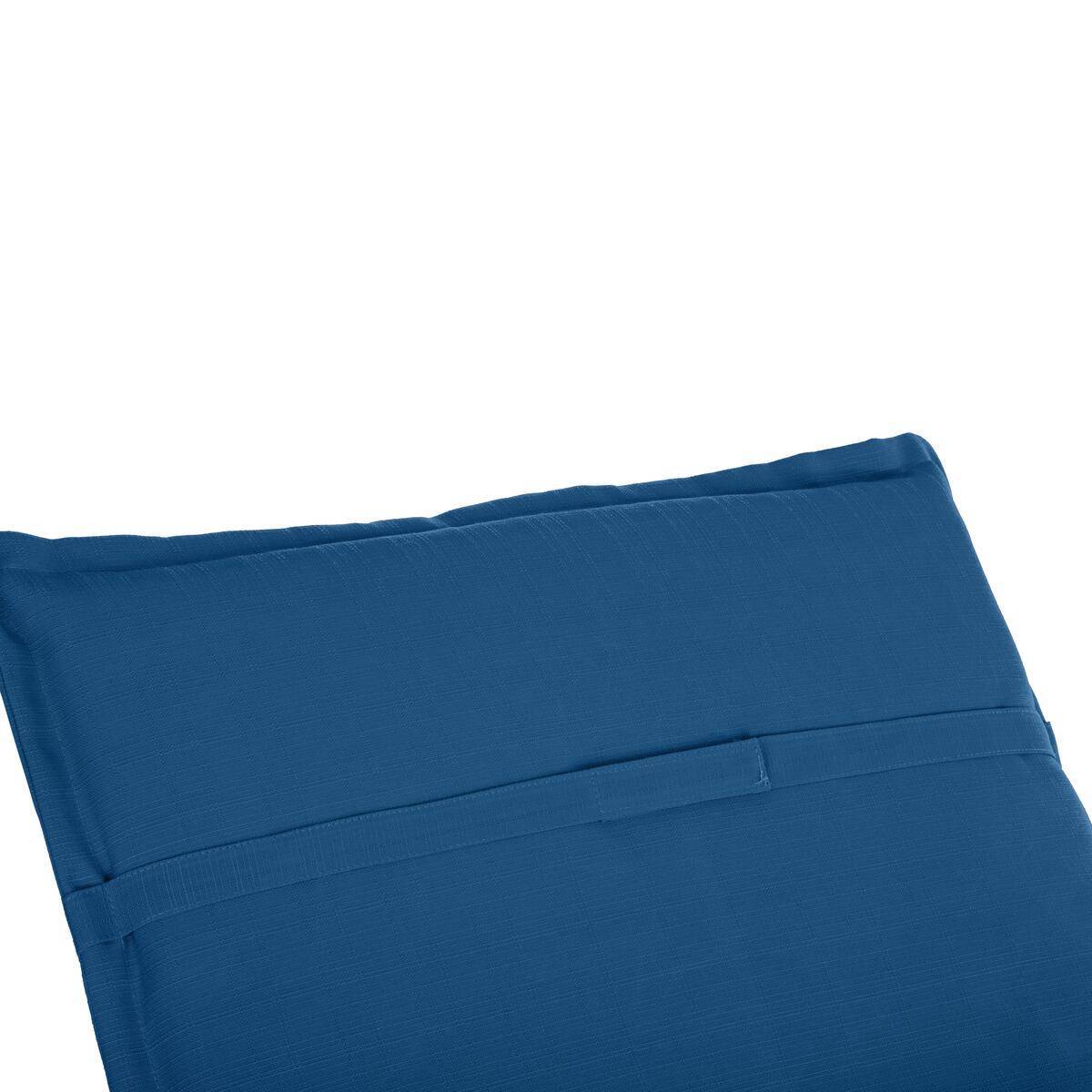 Hesperide - Coussin de transat "Korai" bleu indigo 190x60cm en polyester Hespéride - Imagen 3