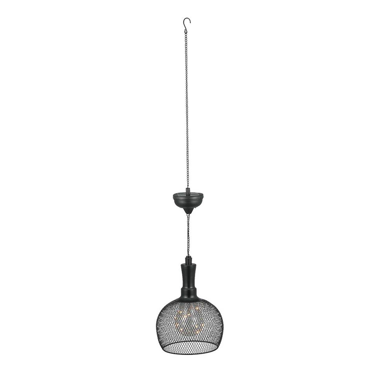 Lumisky - Suspension solaire ronde LOFT ROUND Noir Acier H85cm - Imagen 1