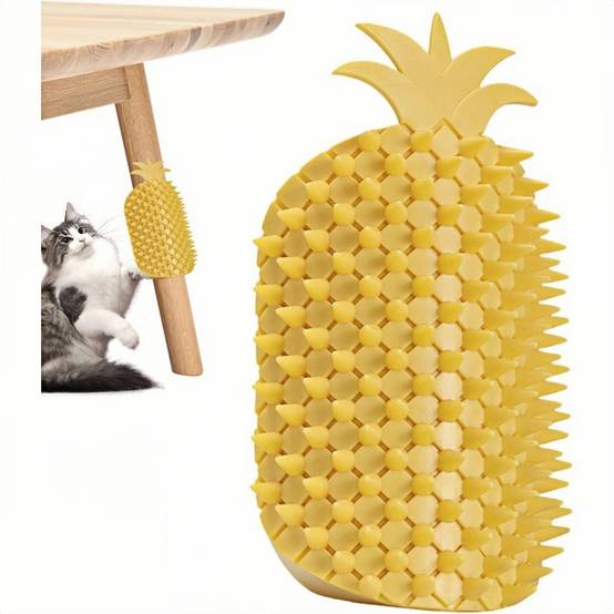 Brosse D'angle Pour Chat Réutilisable Capture Poils Jaune - Lytech - Image 1