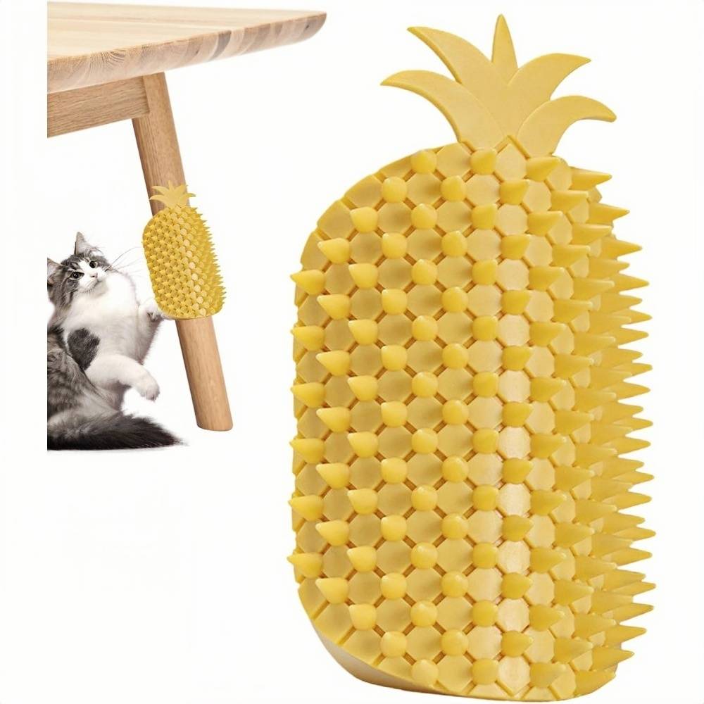 Brosse D'angle Pour Chat Réutilisable Capture Poils Jaune - Lytech - Image 1
