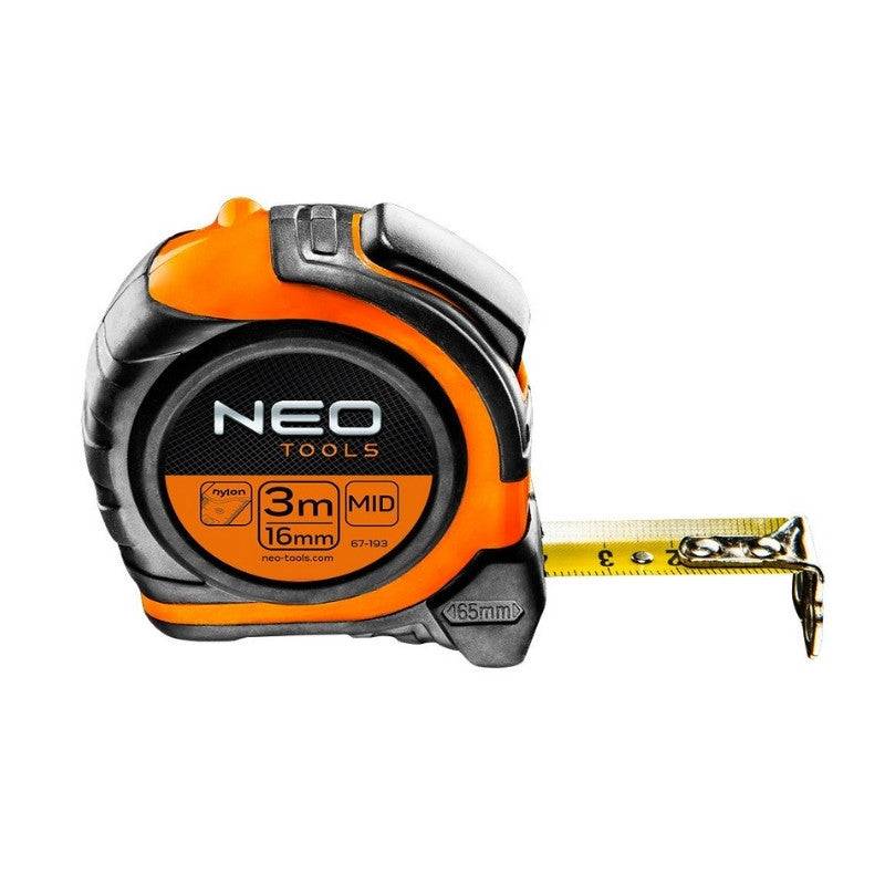 Neo Tools - Mètre à Ruban Acier Nylon 3 M x 16 mm NEO TOOLS 67-193 Neo tools