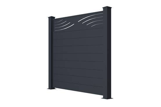 Casanoov Lot de 2 kits de clôture aluminium VELETA H.170 cm - kits complet 3.8m - Image 4