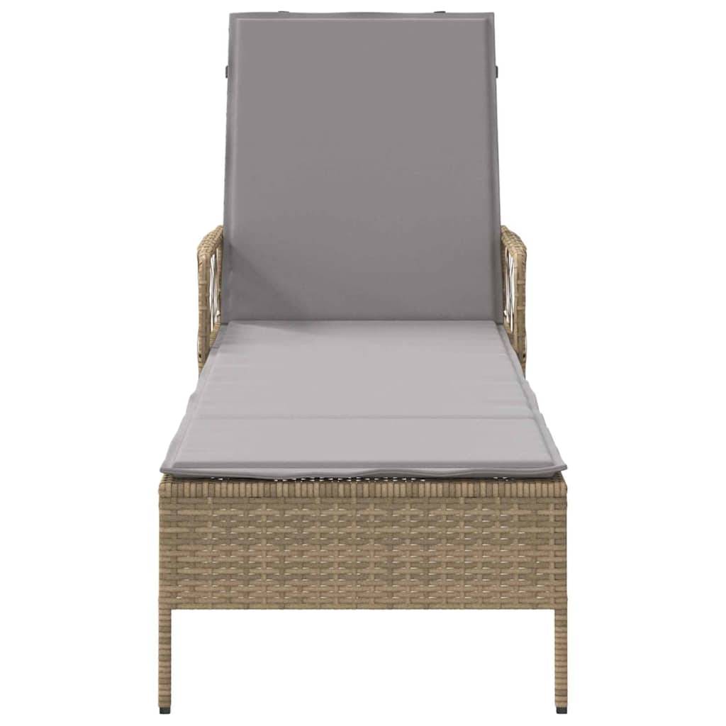 Vidaxl - Transat polyrotin Beige et Gris clair vidaXL 365428 - Image 7