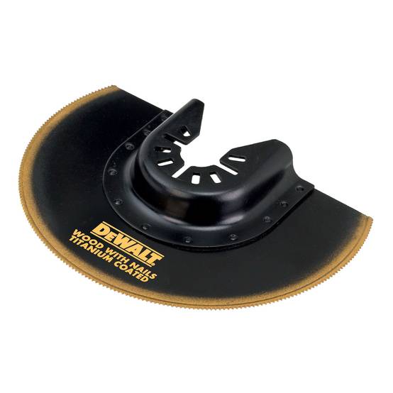 Lame titanium Ø100 mm pour Multicutter DEWALT - semi-circulaire à moyeu déporté - DT20711-QZ - Image 2