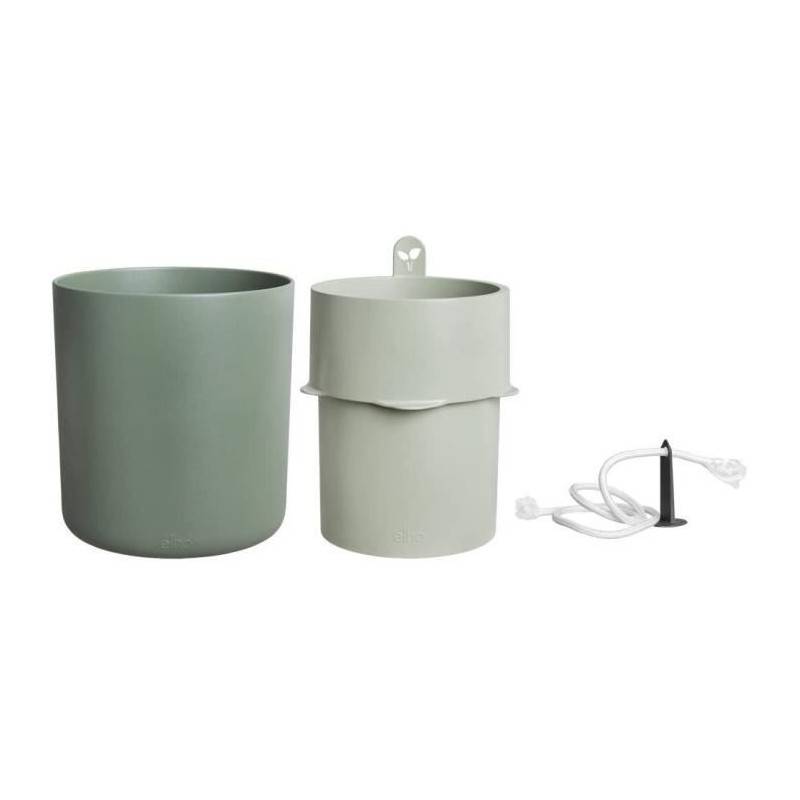 Elho - Pot De Fleurs Rond Bouncy Basil - Plastique - ø16 - Leaf Green - Imagen 2