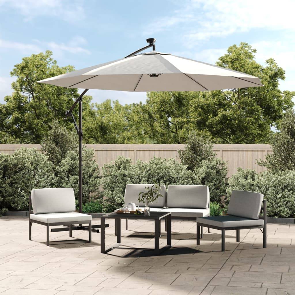Vidaxl - Toile de Rechange pour Parasol Blanc Sable 300 cm vidaXL 313804 - Image 1