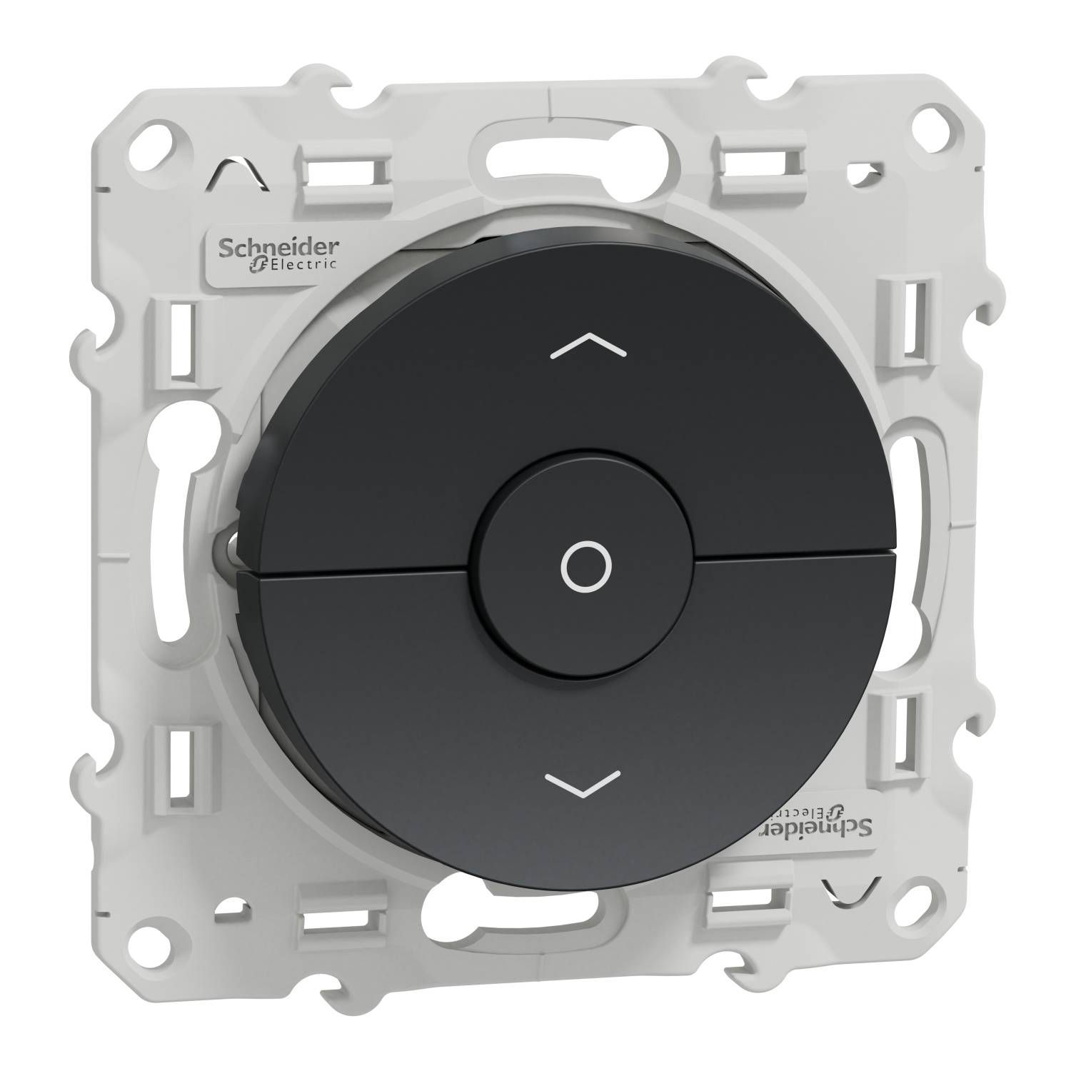 Schneider Electric - Interrupteur ODACE anthracite à 3 boutons montée/descente/stop pour volet - SCHNEIDER ELECTRIC - S540208 - Image 1