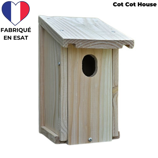 Nichoir à oiseaux en kit pour rouge-queue - Cot Cot House - Image 1