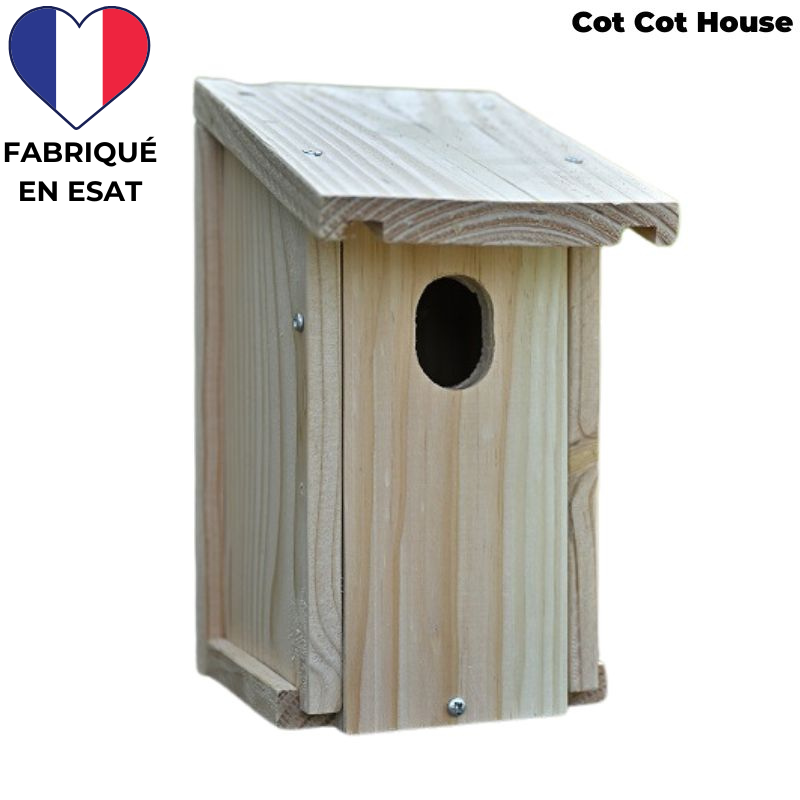 Nichoir à oiseaux en kit pour rouge-queue - Cot Cot House - Image 1