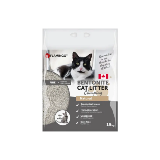 Litière pour chats Nature Sac 15 kg