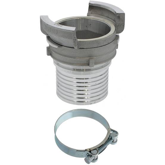 Huggy Tuyaux - Raccord symétrique guillemin, DN 100 x 100 mm, avec collier à tourillon - HUGGY TUYAUX