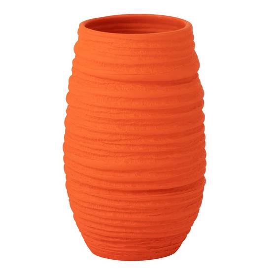 Vase en Céramique "Fiesta" 40cm Orange - Image 1