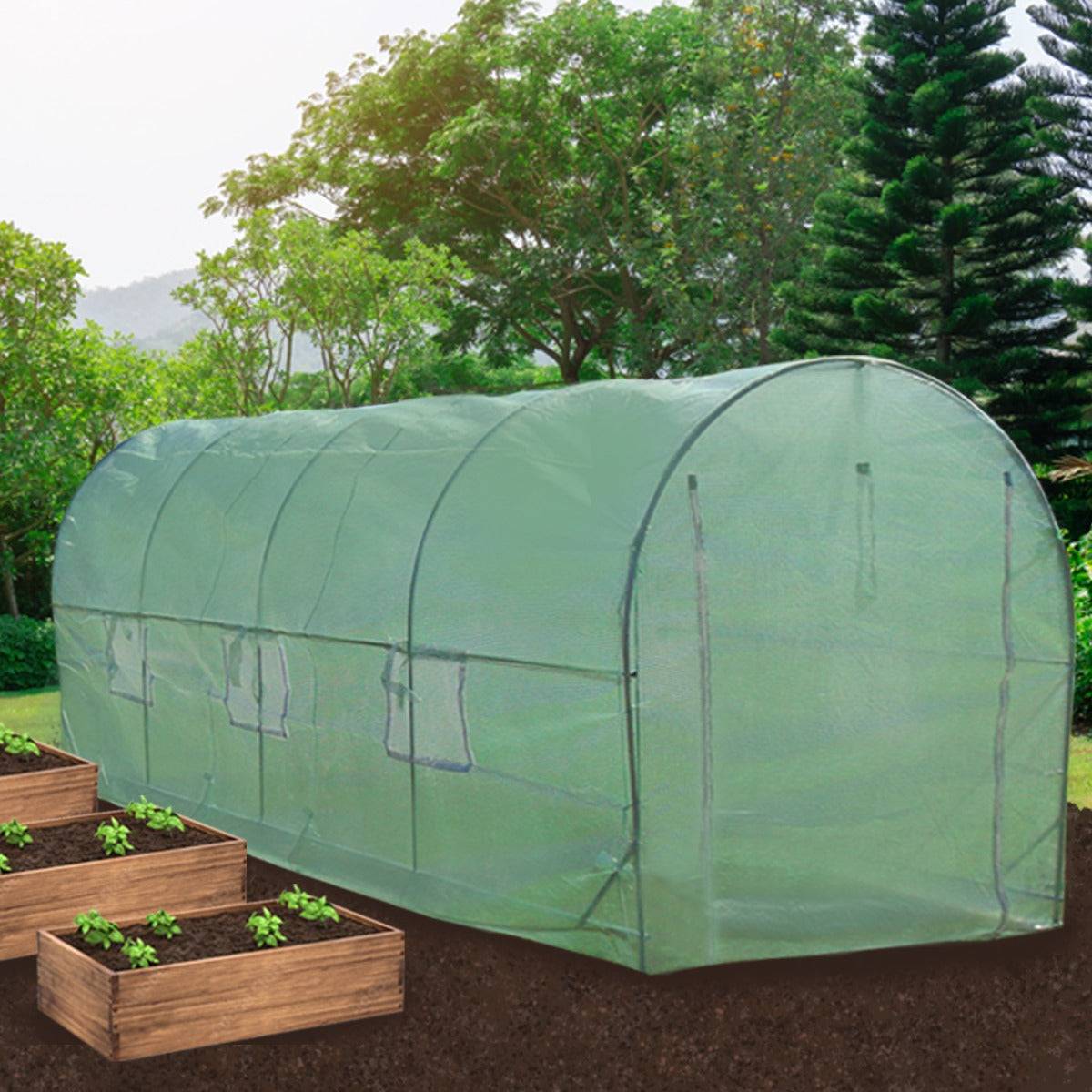 Monstershop - Serre Polytunnel 19mm 5m x 2m - Imagen 2