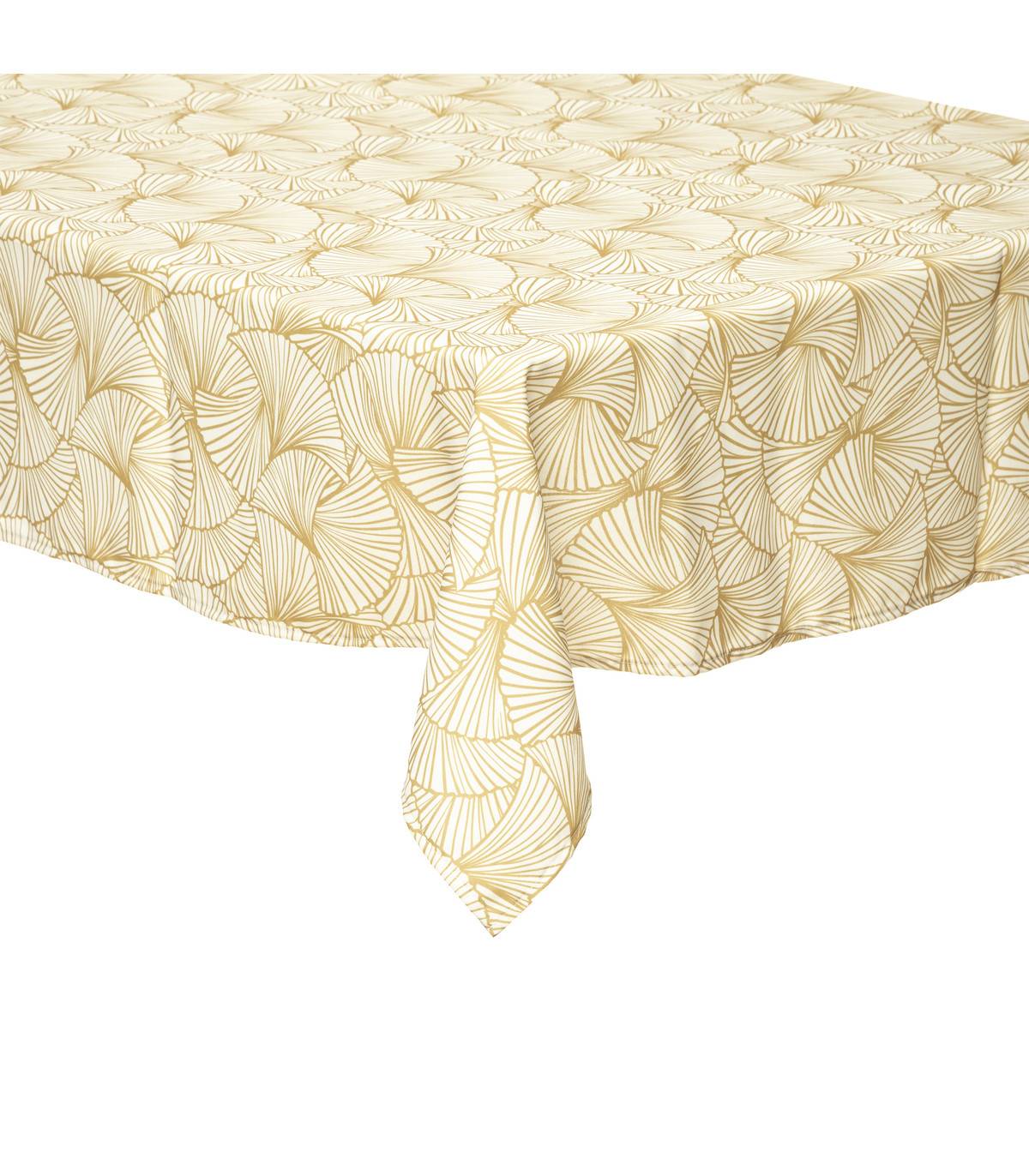 Nappe anti-tache tissu imprimé Ginkgo 140 x 240 cm - Imagen 1