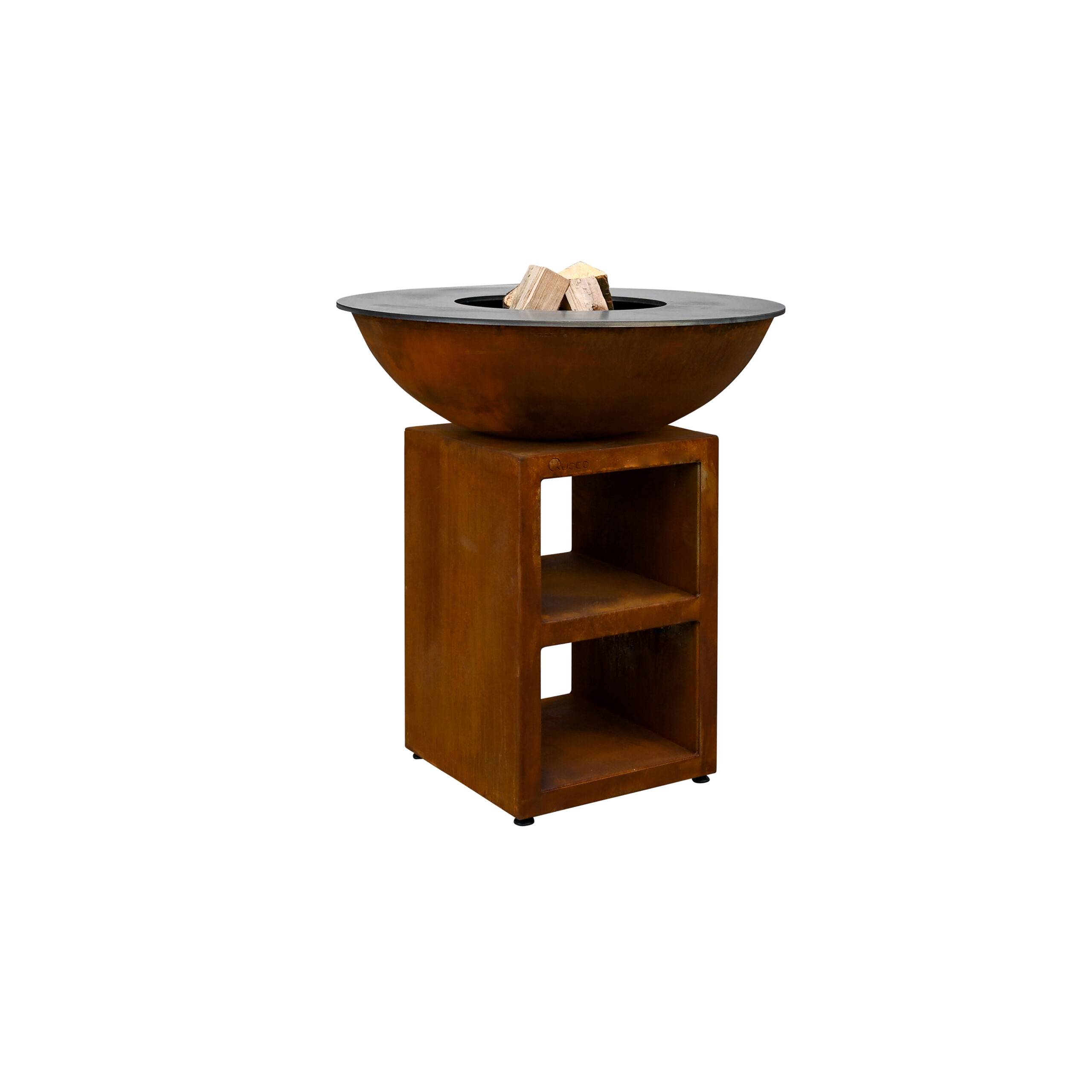 Quoco - Brasero Piatto Large Corten Ø94 - Quoco - Imagen 2