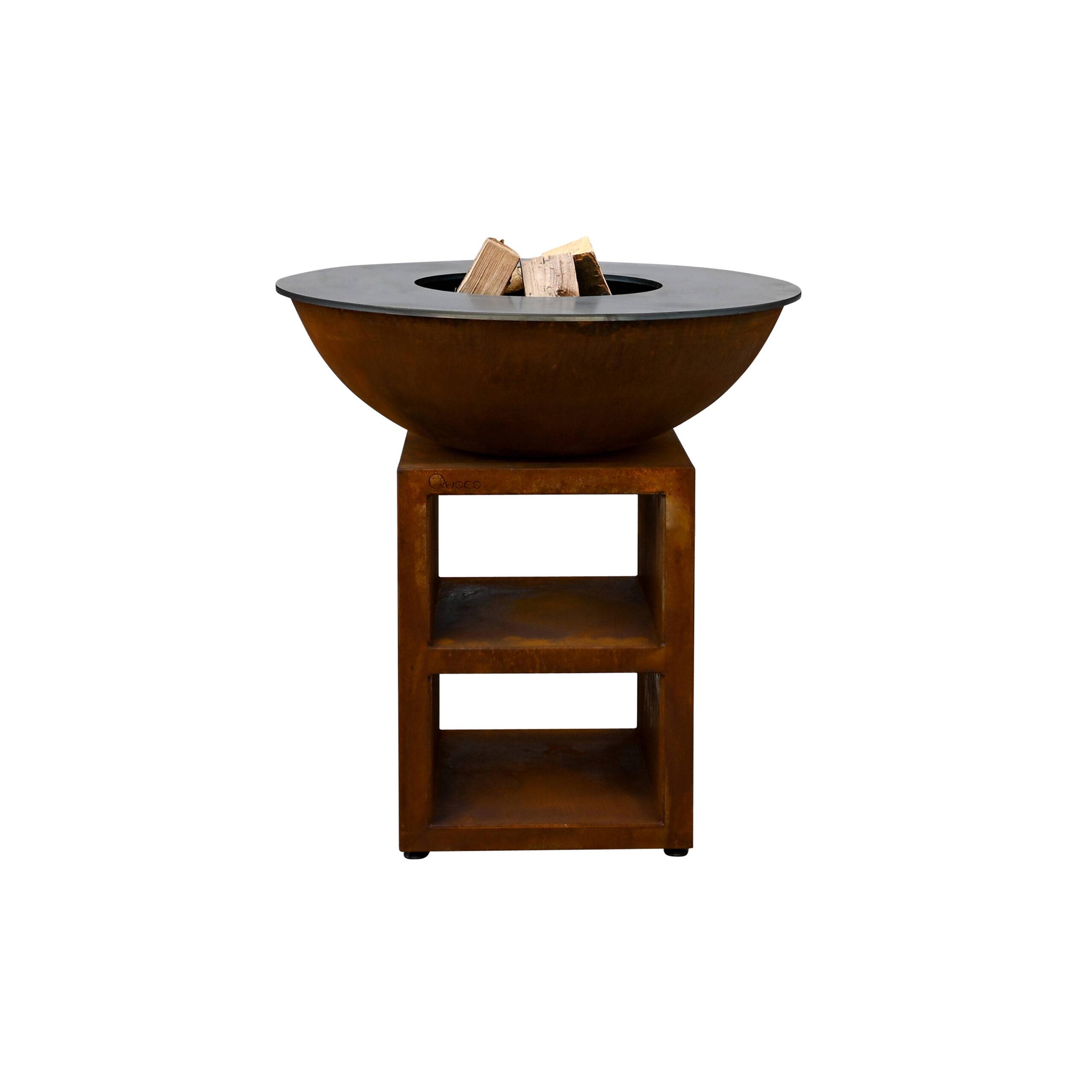 Quoco - Brasero Piatto Large Corten Ø94 - Quoco - Imagen 1