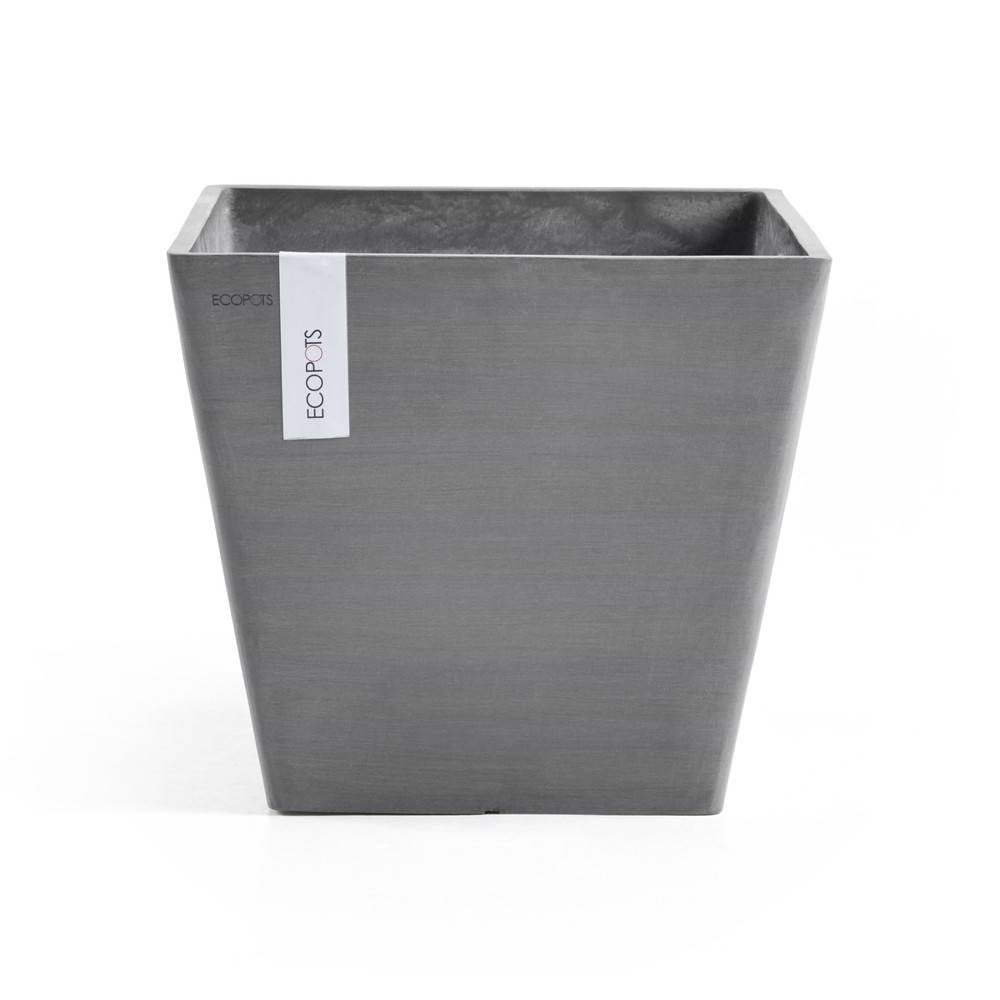 Ecopots - Pot Carré Rotterdam 30 Gris - 30 x 30 x H. 26 cm - 17 L ECOPOTS - Imagen 1