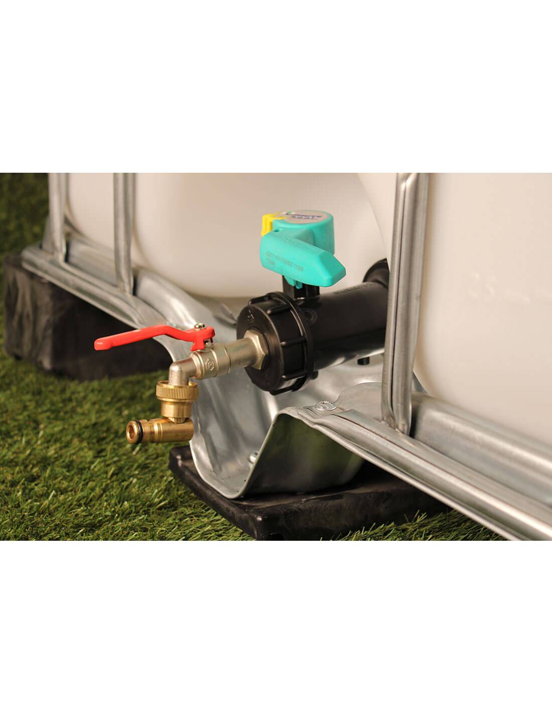 Raccord cuve S60X6 - Robinet ECO laiton 15 mm + Nez articulé - Imagen 2