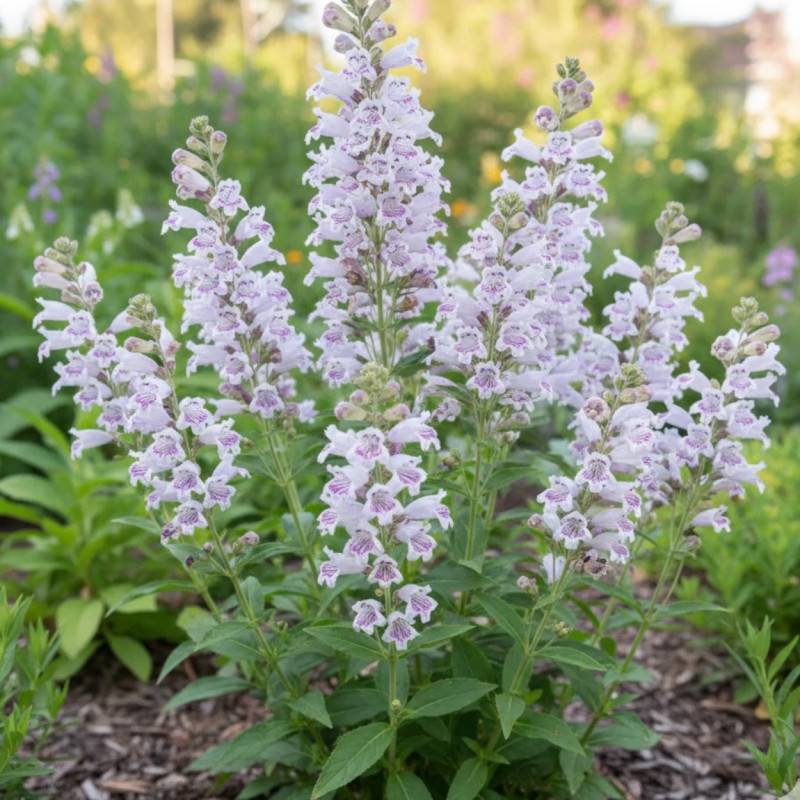Penstemon Mother of Pearl à fleurs Rose/Blanche - feuillage Caduc - Godet - 5/20 cm - Imagen 1