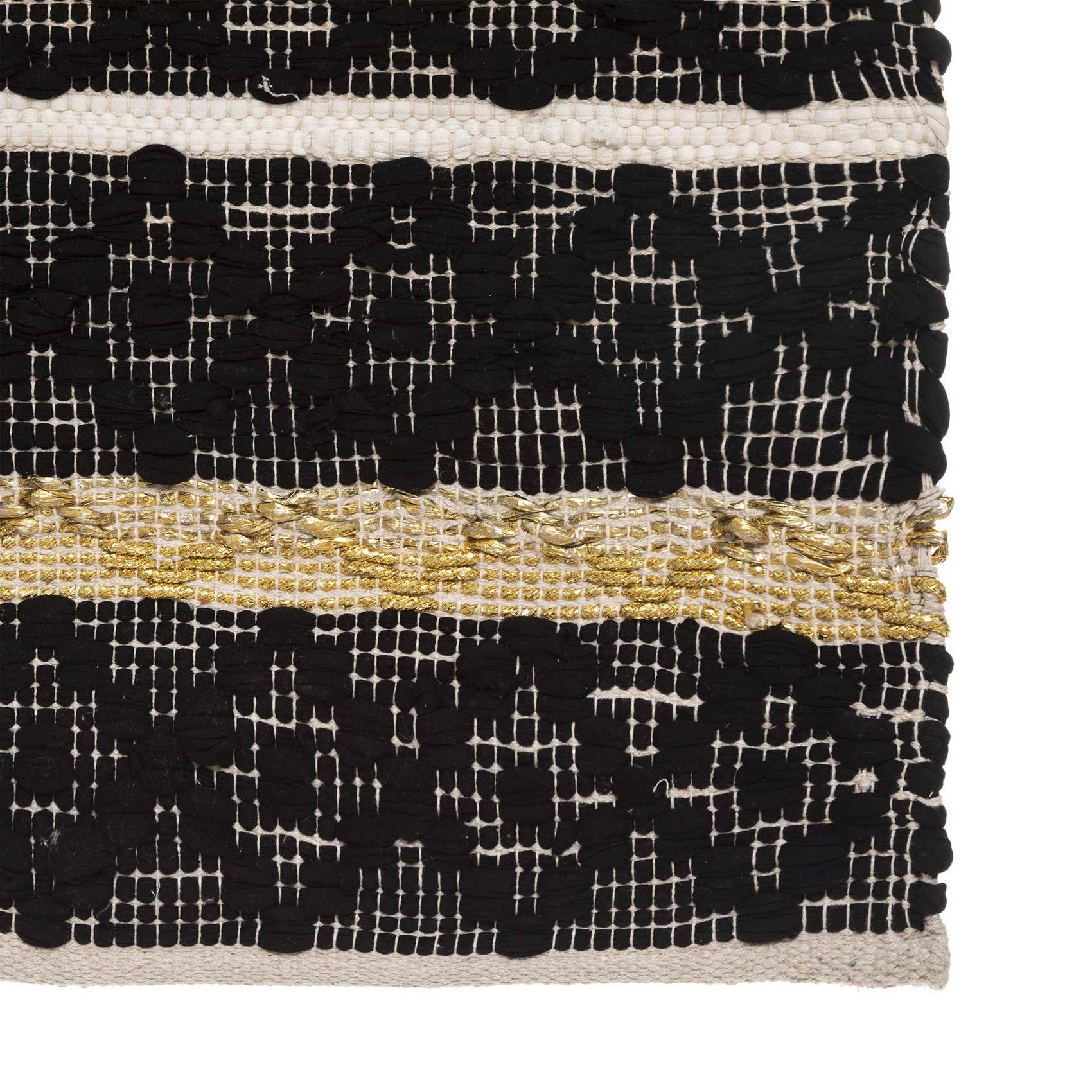 Atmosphera - Tapis ethnique à jacquard - ATMOSPHERA - Polyester/Jacquard/Coton - Noir - Imagen 2
