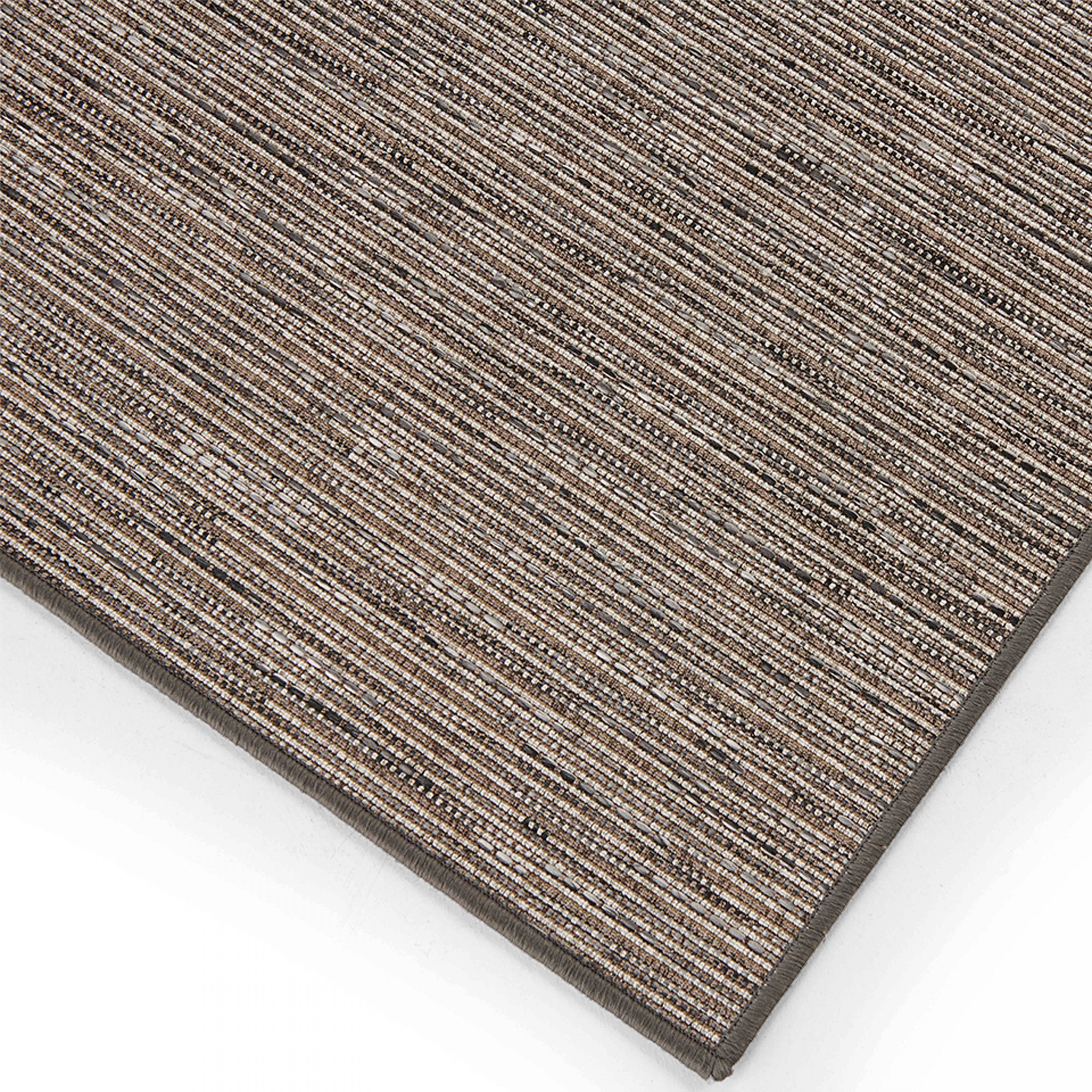 Oviala - Tapis rectangulaire en polypropylène 160x230 cm terre Oda - Oviala - Imagen 4