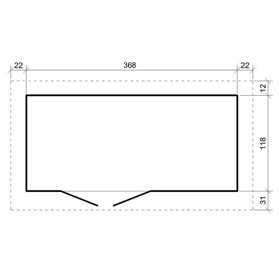 Timbela - Abri de Jardin Qualité Premium 4m² / L161xL412cm - Kit tout compris avec sol, tuiles bitumineuses, set de peinture - Timbela M902A-TERRA BROWN - Image 7