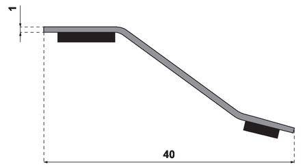 Seuil adhésif inox rattrapage niveau 10/15 3M BRICOLAGE - 0.93 m - 64.58.02 - Imagen 2