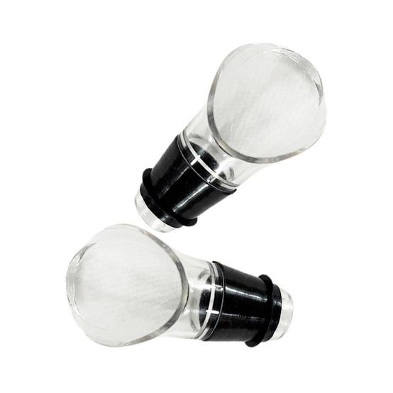 Lot de 2 becs verseurs anti-goutte pour bouteilles Fackelmann Bar Concept - Image 1