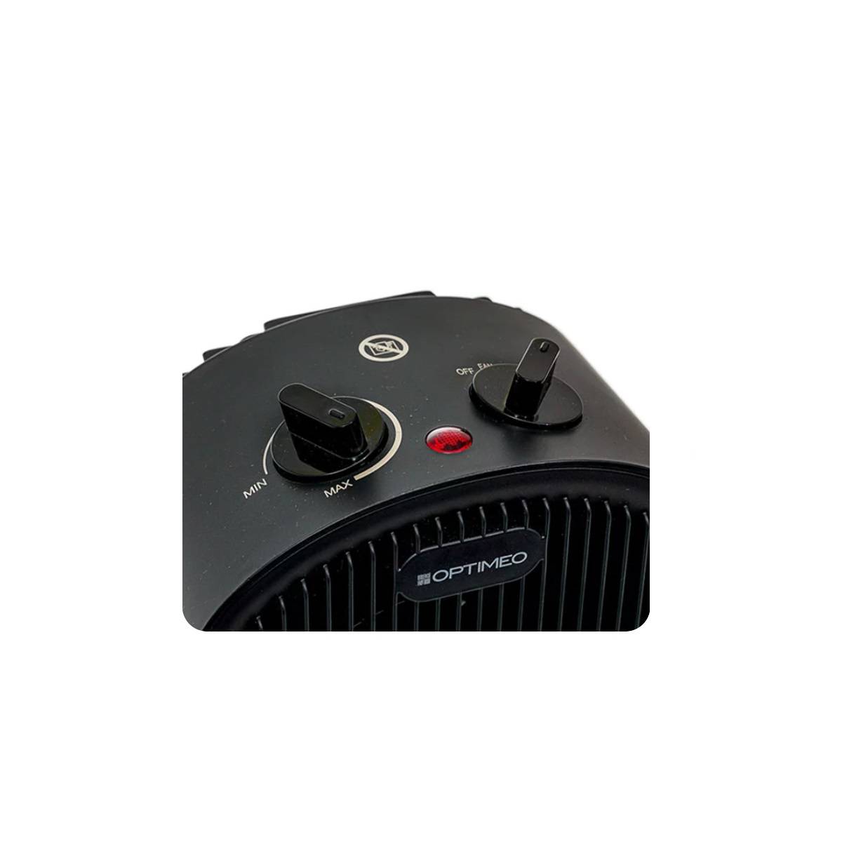 Chauffage soufflant 2000w noir OCE-A01-2000N Optimeo - Imagen 3