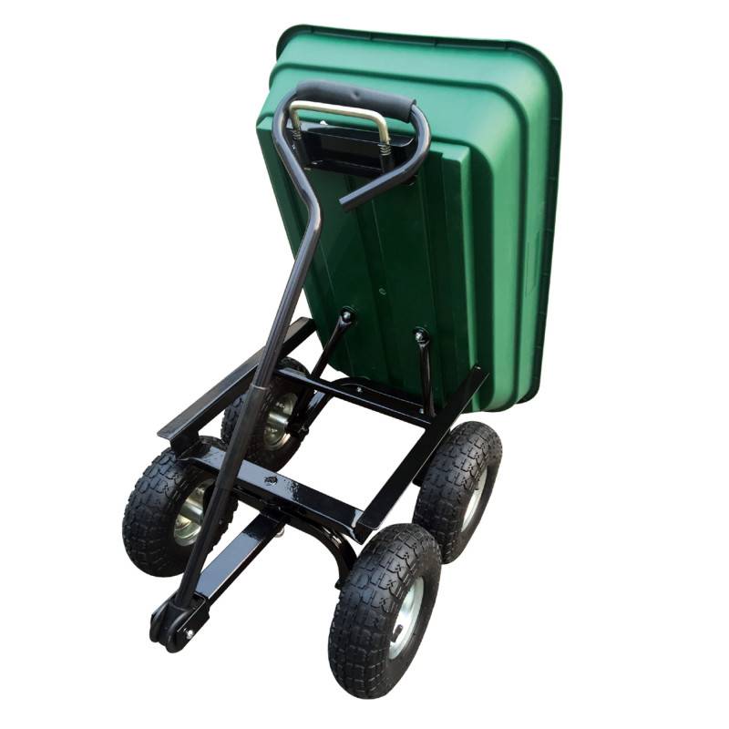 Herzberg Hg-8028-75: Chariot-benne à Roues 75l - Image 3